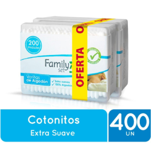 F.SET COTONITOS 200UND X2