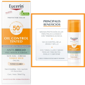 EUCERIN F50+TOQ.SEC.CL50M